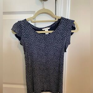 H&M floral short-sleeve top